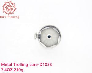 SXY FISHING NUEVO 2026 Señuelo de curricán de metal Señuelos de juego grande Cebo de pesca King Size Señuelo Cebo de cabeza de acero inoxidable 7,4 OZ <span class=keywords><strong>D103S</strong></span> 210g - Product Image 6