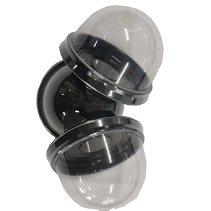 Ice Cream Container Plastic Single Packing 3 Inch Small Round Cake Box With Clear Lid and other food box