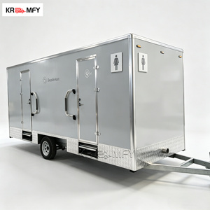 Remolque de Baño Móvil Modular Completamente Equipado, Remolque de Baño Portátil de Lujo, Remolque de Baño VIP Resistente - Product Image 5