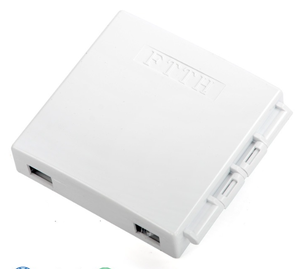 Kotak FTTH <span class=keywords><strong>2</strong></span> port pemasangan di dinding, kotak soket serat optik 86 mini kotak FTTH desktop 1 inti <span class=keywords><strong>2</strong></span> inti port dalam ruangan - Product Image 1