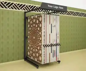 Rak Display Karpet Gantung Logam