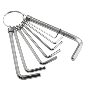 Set di chiavi esagonali <span class=keywords><strong>a</strong></span> L metriche portatili 8 in 1 <span class=keywords><strong>da</strong></span> 1,5 mm <span class=keywords><strong>a</strong></span> <span class=keywords><strong>6</strong></span> mm - Product Image 1