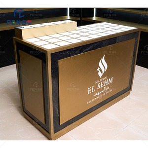Espositore di Lusso Personalizzato per Cosmetici, Scaffale per Negozio di Profumi con Luce LED, Espositore per Profumeria e Negozio di Prodotti di Bellezza - Product Image 6