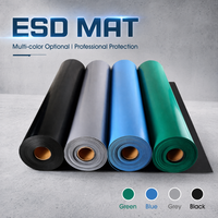 Tapis de table antistatique en caoutchouc ESD pour surface de poste de travail, idéal pour ligne de production SMT, atelier électronique et salle blanche