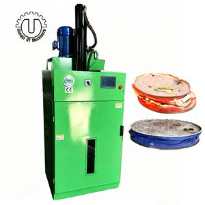 เครื่องบดอัดถังเหล็กอเนกประสงค์ ขนาด 55 แกลลอน แบบไฮดรอลิก สำหรับการรีไซเคิลถังสีและเศษโลหะอย่างมีประสิทธิภาพ - Product Image 1