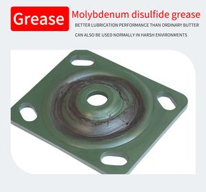 beliebteste 6 zoll schwarze gummirohlen drehbare rollen schwerlast gummirohlenrad - Product Image 3