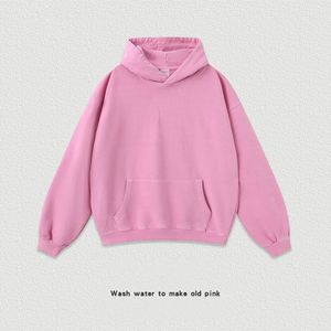 Sweat à capuche 3D en relief avec logos personnalisés, 420 g/m², effet vieilli, coupe oversize, poids lourd, délavé à l'acide - Product Image 5