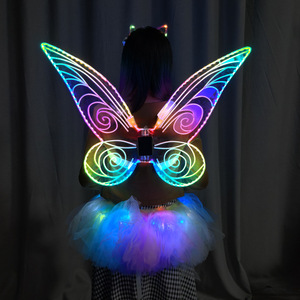 <span class=keywords><strong>Ali</strong></span> d'<span class=keywords><strong>Angelo</strong></span> LED Colorate Luminose <span class=keywords><strong>per</strong></span> Bambini e Adulti, <span class=keywords><strong>Ali</strong></span> in Acrilico LED <span class=keywords><strong>per</strong></span> Sfilate di Moda - Product Image 1
