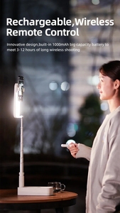 Multifunctional 3in1 Wireless <strong>Remote</strong> Control Mobile Phone <strong>Holder</strong> Live Show Foldable Mobile Phone Stand - Product Image 6