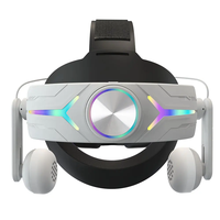 Durable Pour Meta Oculus Quest 3s/Meta Quest3 VR Head Strap Avec Écouteur RGB Light Elite Strap VR Accessoires