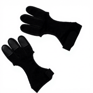 Gants de tir à l'arc personnalisés en cuir, protection pour le poignet et les doigts, pour arc classique, longbow, chasse et entraînement en extérieur - Product Image 1