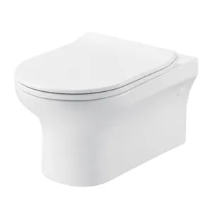 HUIDA im Promotion Washdown Flush WC aus China Fabrik Wall Hung RIMLESS Toilette