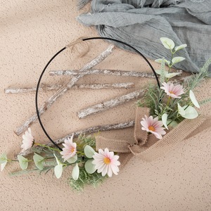 Seulgi - Guirnalda de Flores Artificiales, Semicírculo, Tejido de Plástico, Decoración para Pared, Decoración del Hogar, Accesorios para Bodas CF01229 - Product Image 2