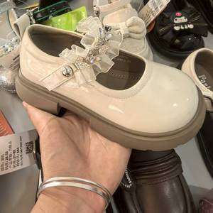 Zapatos Infantiles de Princesa con Lazo, Corte Bajo, Suaves y Transpirables, Antideslizantes, con Cierre de Velcro, para Primavera - Product Image 4