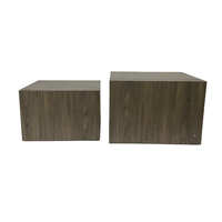 Table basse en bois MDF simple et moderne mobile pour l'intérieur et l'extérieur pour hôtels restaurants salons et chambres à coucher vente en gros