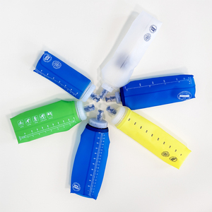 Portable Hydratation Doux TPU PVC Flacon Pailles et Embouchure Couverture Pliable Flexible Courir Cyclisme Sport Bouteille D'<span class=keywords><strong>eau</strong></span> - Product Image 4