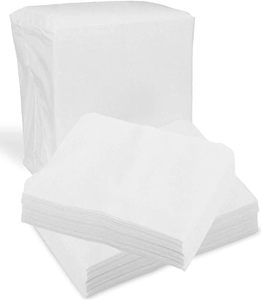 Serviette de dissolvant de <span class=keywords><strong>coton</strong></span> pur de haute qualité 100% pour les articles de toilette de dentiste de clinique d'hôpital de maquillage de voyage - Product Image 1