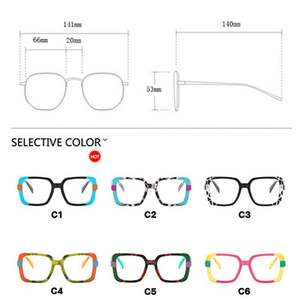 Gafas de Sol Cuadradas Multicolores de Moda 2025 con Logotipo Personalizado para Mujer, Gafas con Protección Contra la Luz Azul - Product Image 6