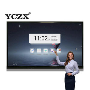 Tableau interactif intelligent numérique <span class=keywords><strong>4K</strong></span> de 55, 65, 75, 86, 98, 110 pouces avec écran tactile pour l'enseignement scolaire - Product Image 1