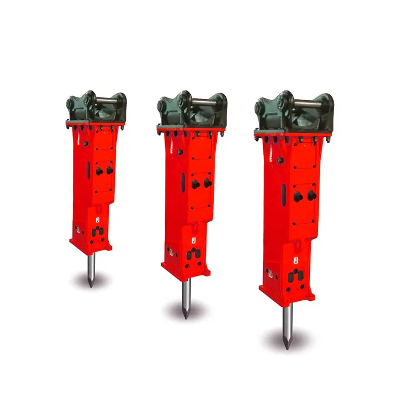 Price Wholesale Vibrating Pile Piling Machine Tractor Yantai Sspsc Sb40 Hydraulic Rock Hammer Breaker With Factory Prices