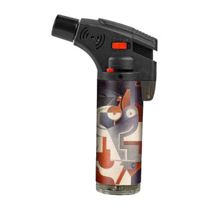 Nuevo TECHNO ODM OEM logotipo personalizado barato al por mayor gran llama sin llama electrónica portátil antorcha encendedor con imágenes lindas - Product Image 6
