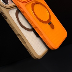 เคสโทรศัพท์แม่เหล็กแบบด้านโปร่งแสงสำหรับ iPhone 17 12 13 Pro Max 14 15 16 Plus พร้อมขาตั้งวงแหวนโลหะ ป้องกันรอบด้าน ขายส่ง - Product Image 3