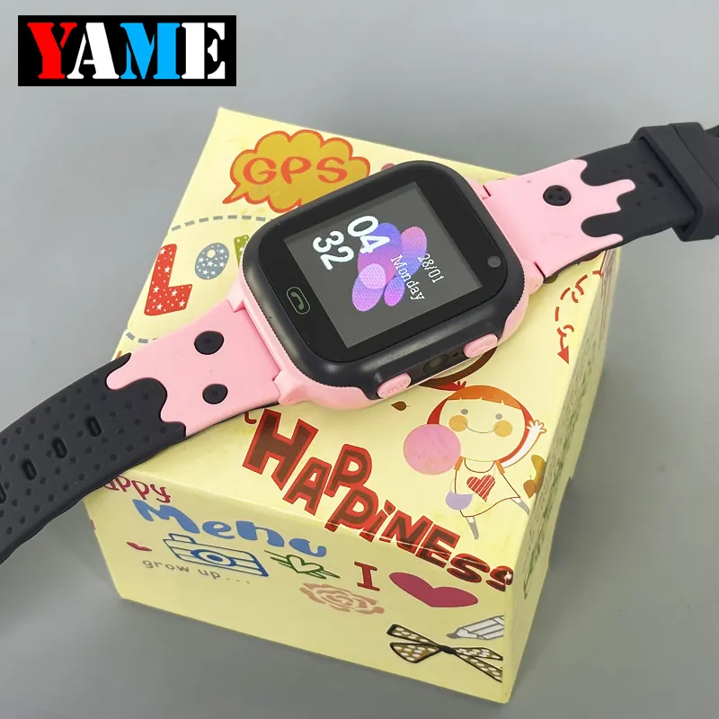 Smartwatch Kids 1.44 Inch 2G Sos Gps Anti-Verloren Met Micro Simkaart Wekker Kinderen Telefoon Kids S1 Smart Watch