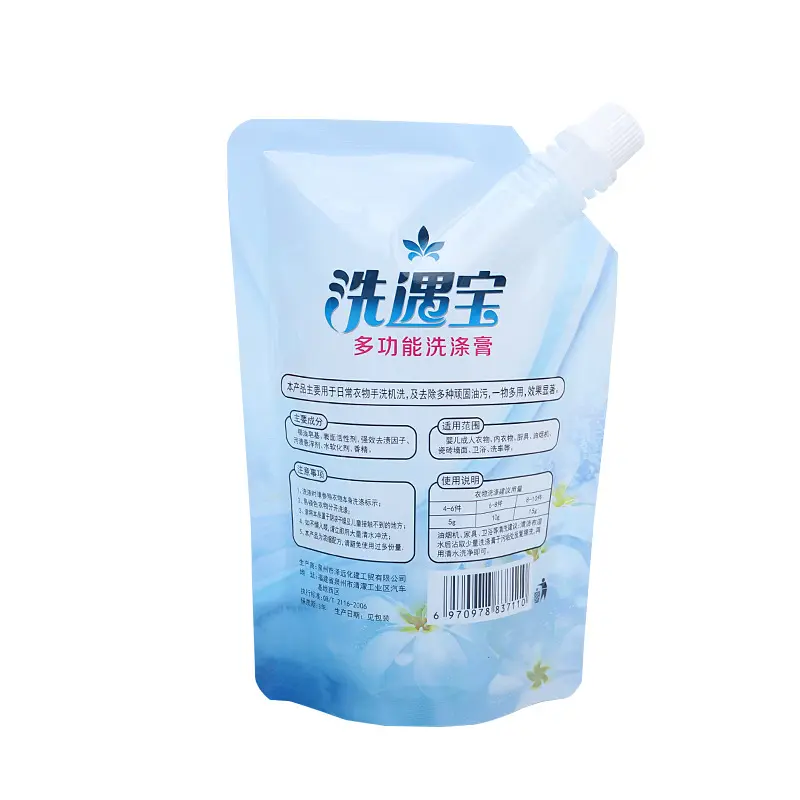 Tùy chỉnh in ấn nhựa bao bì chất lỏng đứng lên uống Pouch với vòi Refill bóp bé thực phẩm nước trái cây vòi Pouch Túi