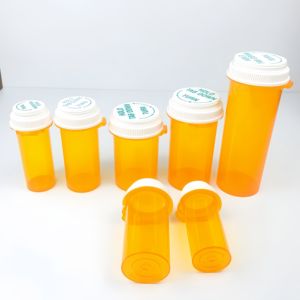 Großhandel 8DR 13DR 16DR 18DR 20DR 60DR Kindersichere Plastik-Apothekenfläschchen 30ML Leere Behälter für Pillen Kostenlose Probe Inklusive - Product Image 3