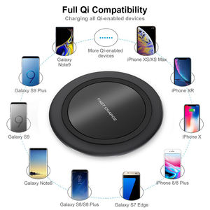 <strong>QI</strong> CE FCC ROSH Certified 15W Fast Wireless Phone <strong>Charger</strong> Pad for iphone Android - Product Image 6