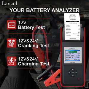 Sistem Pengujian Baterai Lancol 3-360Ah OEM ODM Penguji Resistansi Internal dengan Printer Terintegrasi Garansi 1 Tahun - Product Image 3