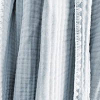 QDTEX nouvelle venue douce 100% bébé mousseline couvertures lit refroidissement bébé coton gaze couvertures jeter pour les nouveau-nés