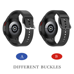 CAOWTAN No Gaps Bracelet en Silicone Watch6 46 42 20mm Bracelet Classique pour Samsung Galaxy Watch 6 4 5 Pro 47mm 45 44 40mm Bracelet Sport - Product Image 5