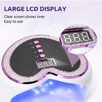 Lampe à ongles LED haute puissance 36W avec logo personnalisé, séchage rapide UV/LED, sécheuse à vernis à ongles électrique en plastique pour usage domestique OEM/ODM