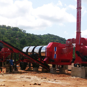 100 t/h tipo móvil planta de asfalto de mezcla en frío caliente máquina mezcladora de asfalto planta dosificadora de Mezcla de Tambor de asfalto - Product Image 1