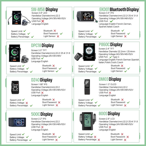 Комплект для переоборудования электровелосипеда 36V 48V 52V с аккумулятором 250W 500W 1000W электрический велосипед Mtx мотор 10AH 13AH 15AH 20AH E комплект для велосипеда - Product Image 1