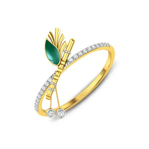 Anello Minimalista Chic con Nappina, Elegante Anello di Tendenza, Gioiello da Donna per il Dito Mignolo - Product Image 6