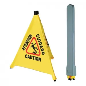30 дюймов 3-сторонний зонтик конус безопасности складной предупреждение мокрого пола предупредительный знак