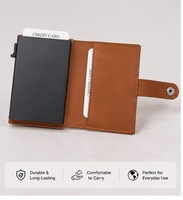 Dompet Kulit Logo Kustom Berkualitas Tinggi untuk Pria dengan Keahlian Premium Harga Terbaik