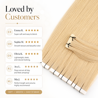 Extensions de cheveux brésiliennes à bandes adhésives, tissage de cheveux Remy 50g, invisibles, sans couture, cuticules alignées, cheveux vierges naturels, qualité usine