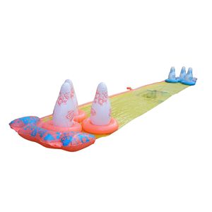 Toboggan aquatique gonflable Wham-O avec jeu de bowling pour enfants et divertissement familial en plein air dans le jardin - Product Image 1