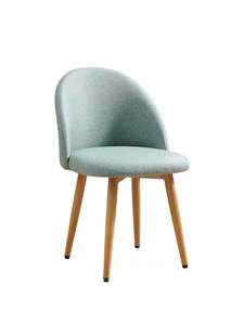 Cổ điển màu xám tương tự chân đen Nhung vàng Ghế chờ đợi nghiên cứu khách phòng ăn ghế với bao phủ gỗ giấy kim loại chân - Product Image 2