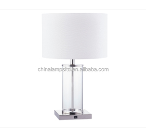 Lámpara de Escritorio Moderna para el Hogar, Estilo Chelsea Hotel, Cuerpo de Hierro, Pantalla de Tambor, Bombilla E26, HL-51515-SP5-L32D, Compatible con Camas King, Queen y Dobles - Product Image 3