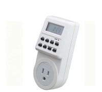 Nuevo Enchufe Temporizador Programable con Reloj, Función de Horario de Verano y Función Aleatoria, 110V 15A