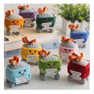 Fleurs artificielles miniatures en crochet faites à la main, roses thaïlandaises, monstres aux grands yeux, jouets à coudre et à tisser pour événements commerciaux - Marque Toysrunner - Product Image 6