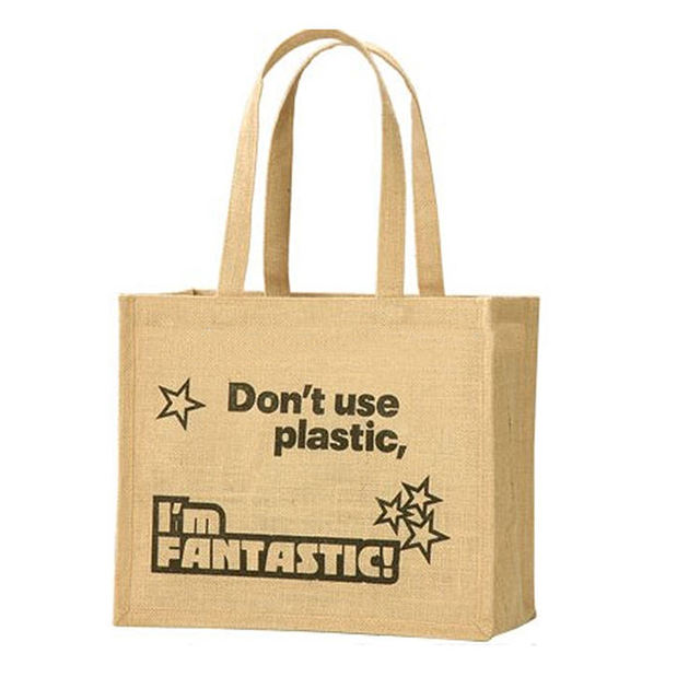 Custom Printed Eco-Friendly Jute Tote Bag Wholesale Foldable Recycle Shopping Bag Two Straps Vintage Fashion for Ladies Summer