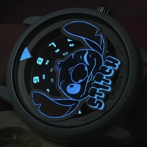 ผู้จัดจำหน่ายกระเป๋าใส่นาฬิกาลิขสิทธิ์แท้จากดิสนีย์ นาฬิกาข้อมือควอตซ์ลายการ์ตูนสติทช์น่ารัก หน้าปัดหมุนได้ ลายโคอาล่า สำหรับเด็ก - Product Image 2