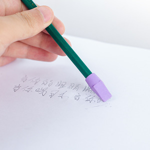 Gomme colorée Yun, pointe de remplacement pour capuchon de crayon, en matériau TPR, pour étudiants - Product Image 2