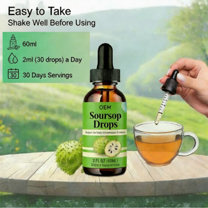 Suplemento de Guanábana Personalizado GMP OEM/ODM, Gotas/Bebidas/Polvo de Guanábana de Marca Privada, Apoyo para la <span class=keywords><strong>Salud</strong></span> Inmunitaria y Celular - Product Image 2