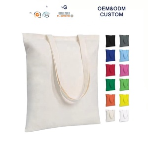 Sac fourre-tout en toile de coton écologique, moyen, motif lettres tendance, emballage élégant inclus, fermeture éclair - Product Image 1